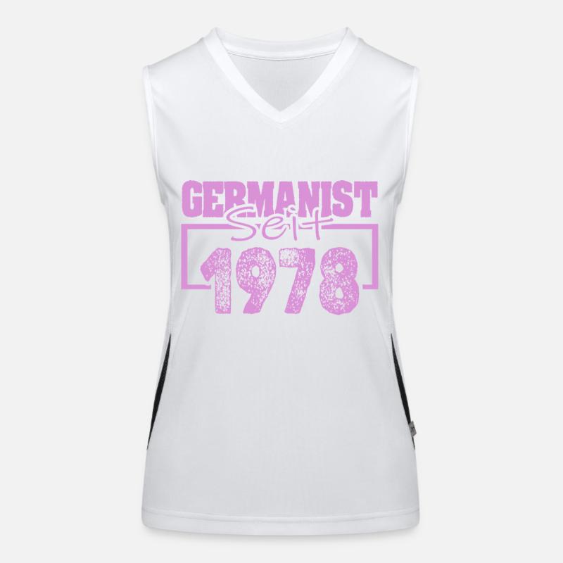 Studium 1978 Funktionelles Kontrast-Tank Top für Frauen