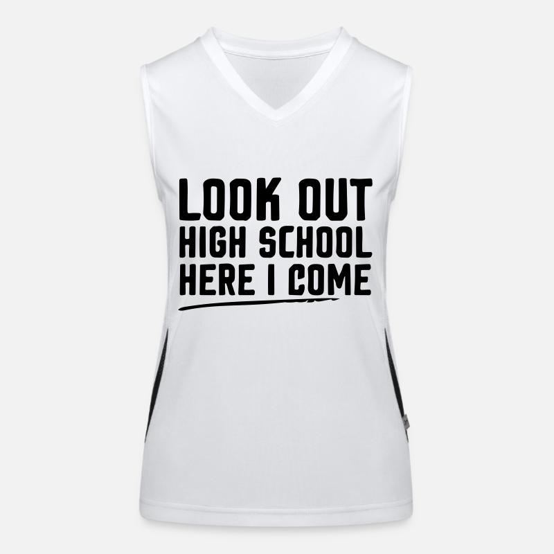 Attention lycée, j'arrive Débardeur respirant contrasté Femme