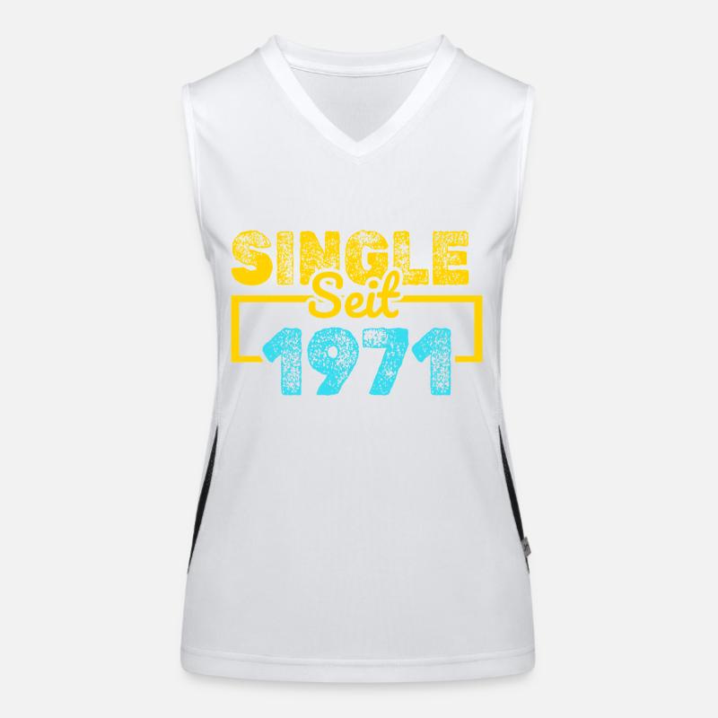 Single, 1971 Débardeur respirant contrasté Femme
