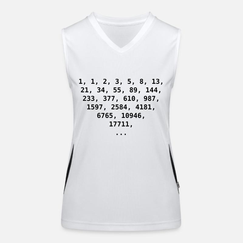 Fibonacci Zahlen Funktionelles Kontrast-Tank Top für Frauen