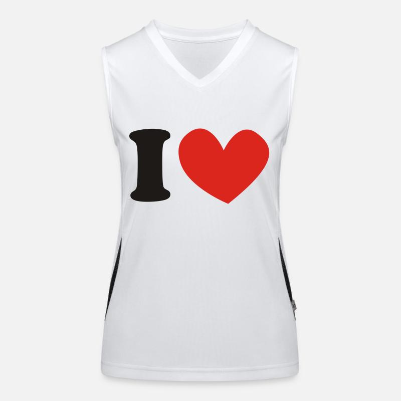 liebe Funktionelles Kontrast-Tank Top für Frauen