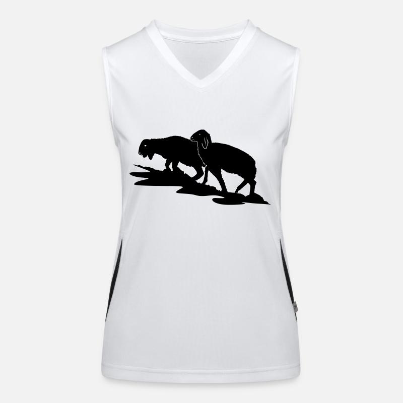 Lämmer Funktionelles Kontrast-Tank Top für Frauen