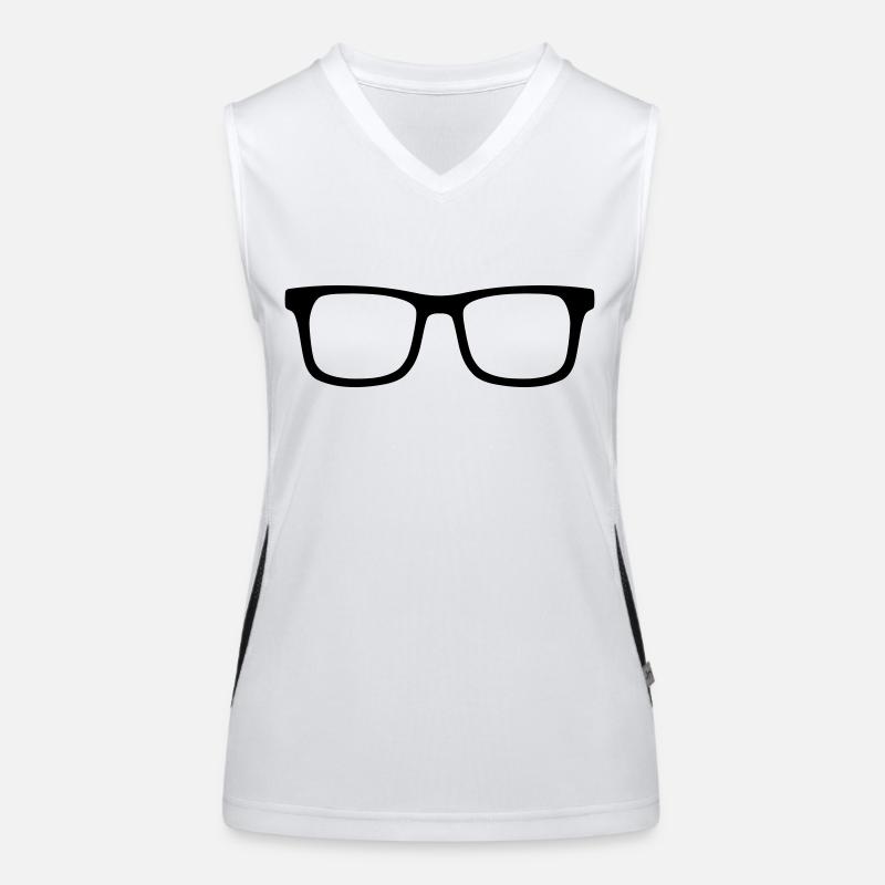 Lunettes Débardeur respirant contrasté Femme