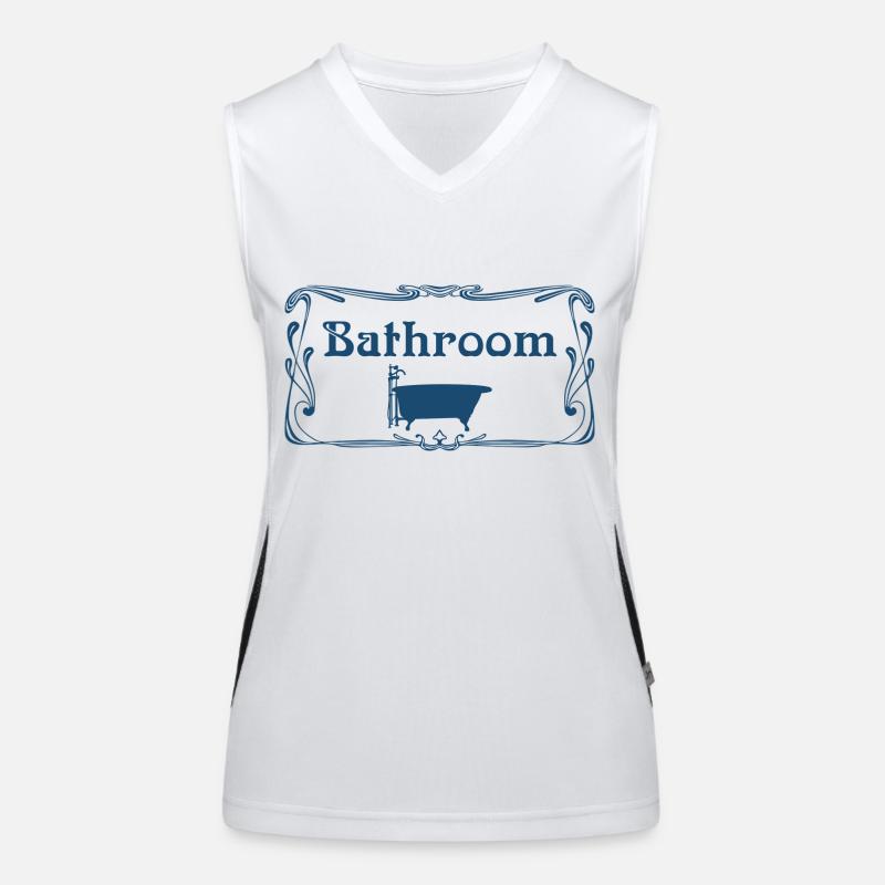 bath bath bathtub bathtub shower shower7 Women's Functional Contrast Tank Top