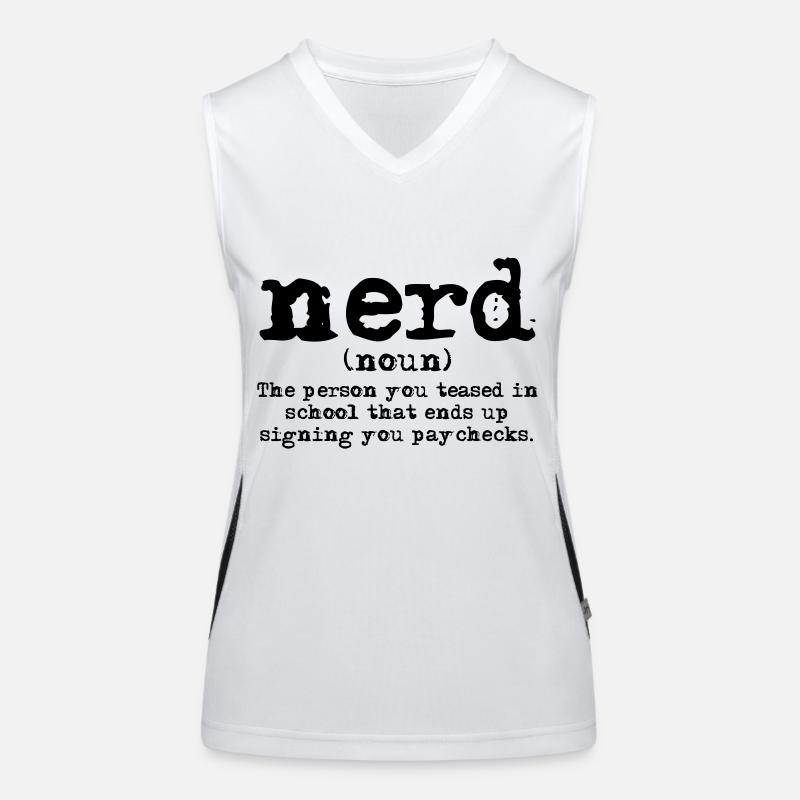Nerd Definition Women's Functional Contrast Tank Top