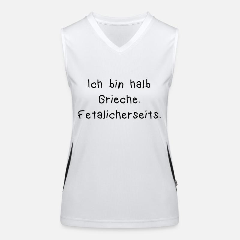 fetalicherseits Funktionelles Kontrast-Tank Top für Frauen