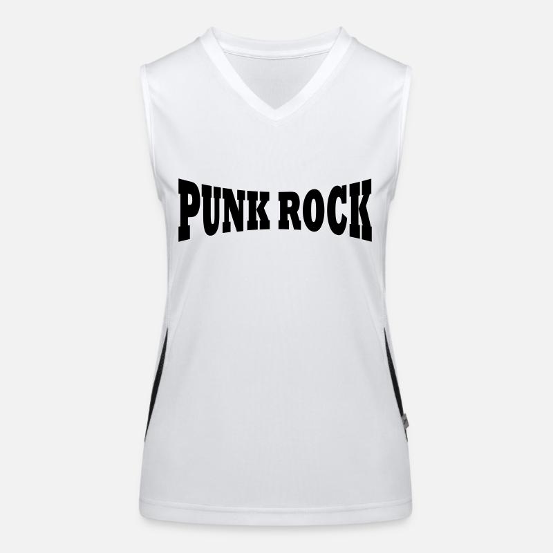 Punk rock logo Débardeur respirant contrasté Femme
