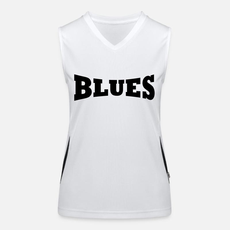 Blues logo Women's Functional Contrast Tank Top