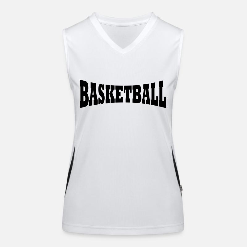 Basketball logo Women's Functional Contrast Tank Top