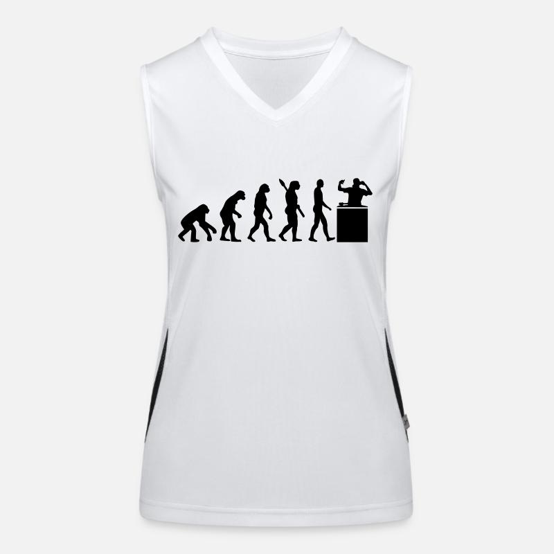 Evolution DJ Funktionelles Kontrast-Tank Top für Frauen