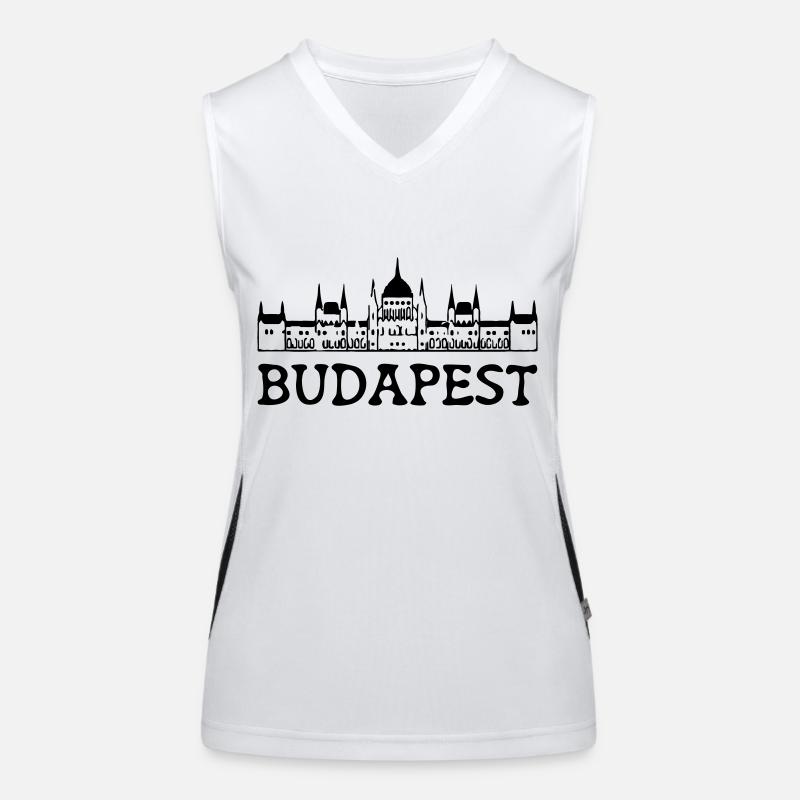 budapest Funktionelles Kontrast-Tank Top für Frauen