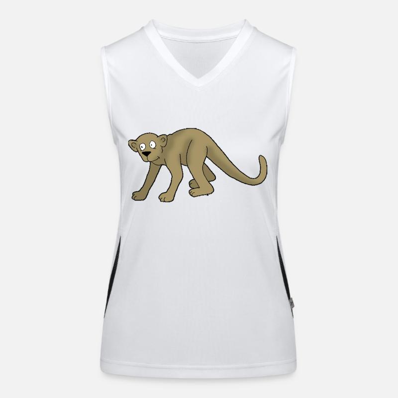 Äffchen 2 Funktionelles Kontrast-Tank Top für Frauen