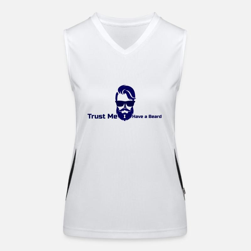 Hipster - Women's Functional Contrast Tank Top - white/black