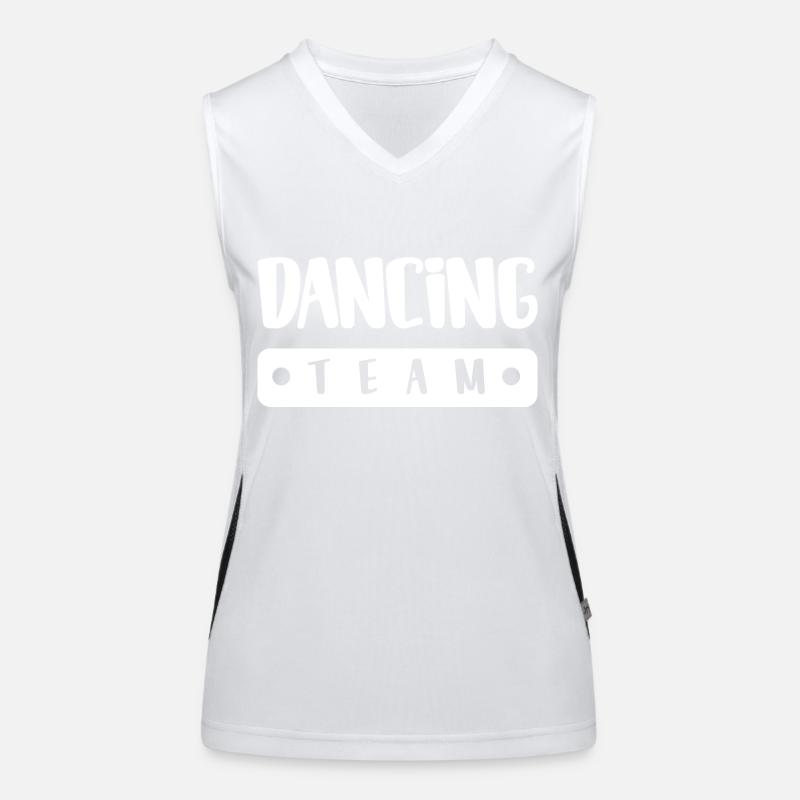 Dancing Team Funktionelles Kontrast-Tank Top für Frauen