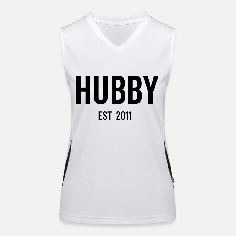 Hubby Est 2011 Débardeur respirant contrasté Femme
