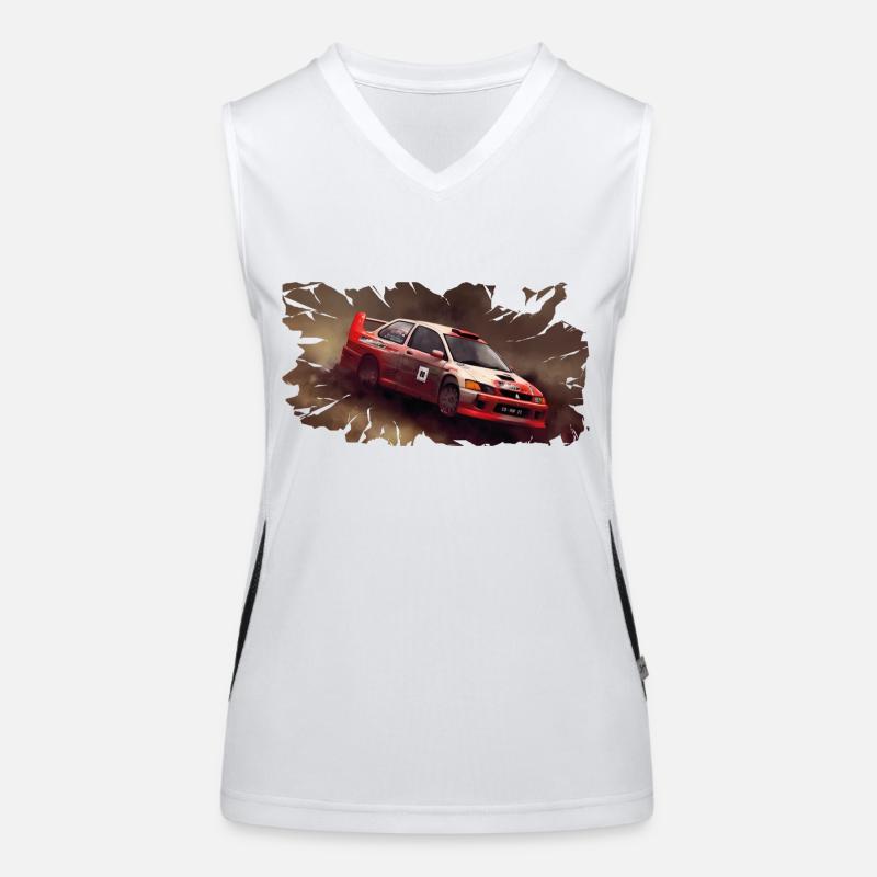 Rally - Evolution Funktionelles Kontrast-Tank Top für Frauen