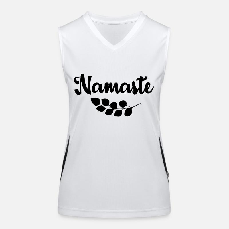 Cooler Yoga Spruch Geschenk Yogi Funktionelles Kontrast-Tank Top für Frauen