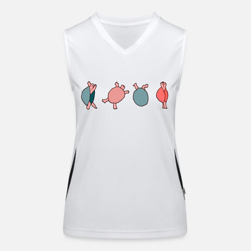 Roue Débardeur respirant contrasté Femme