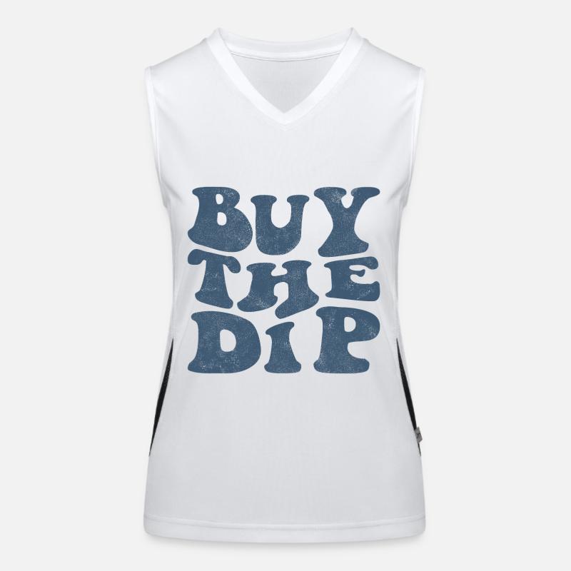 Buy the dip! Retro Blue Women's Functional Contrast Tank Top