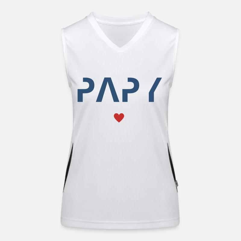 Cadeau meilleur papy Débardeur respirant contrasté Femme