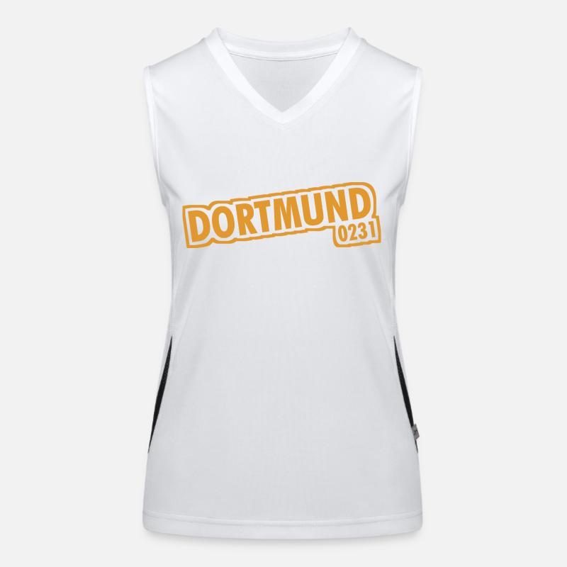 Dortmund - 0231 - Area Code Women's Functional Contrast Tank Top