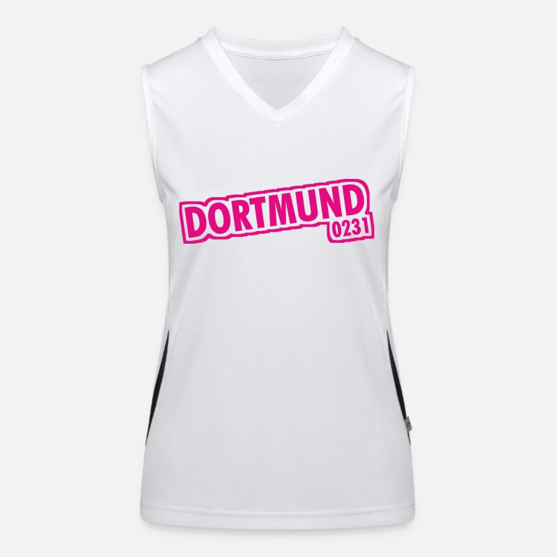 Dortmund - 0231 - Area Code Women's Functional Contrast Tank Top