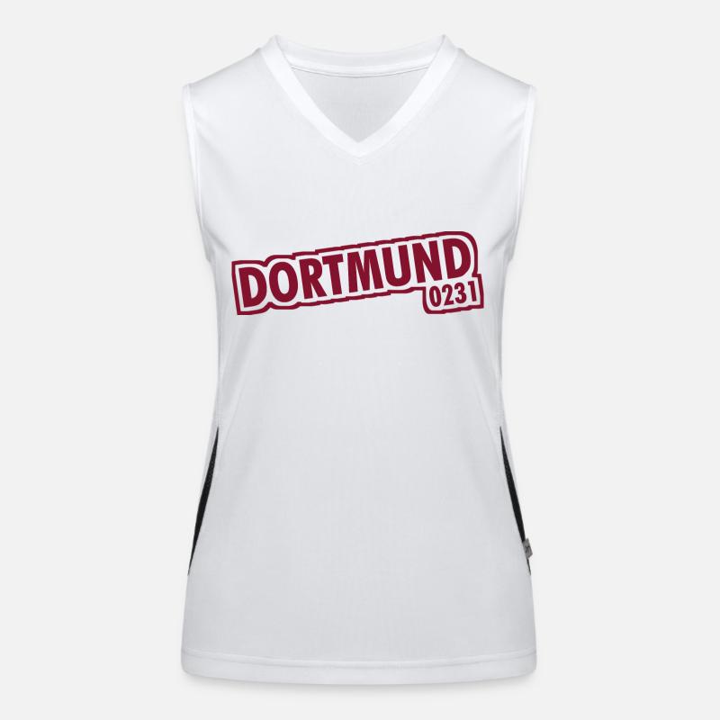 Dortmund - 0231 - Area Code Women's Functional Contrast Tank Top