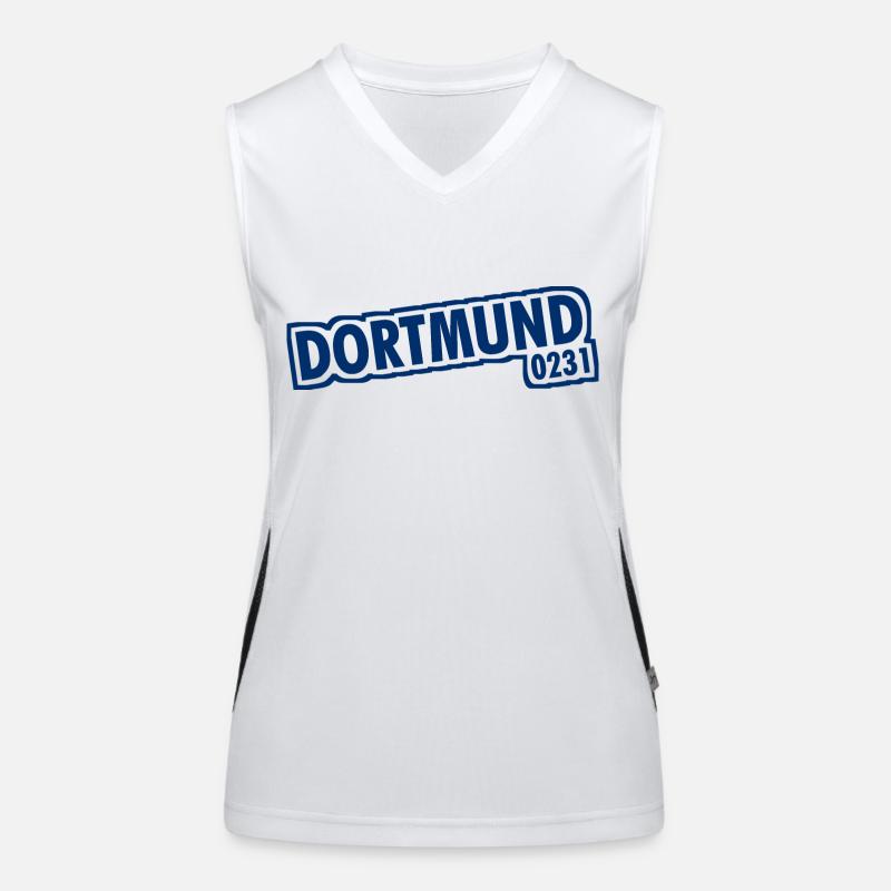 Dortmund - 0231 - Area Code Women's Functional Contrast Tank Top