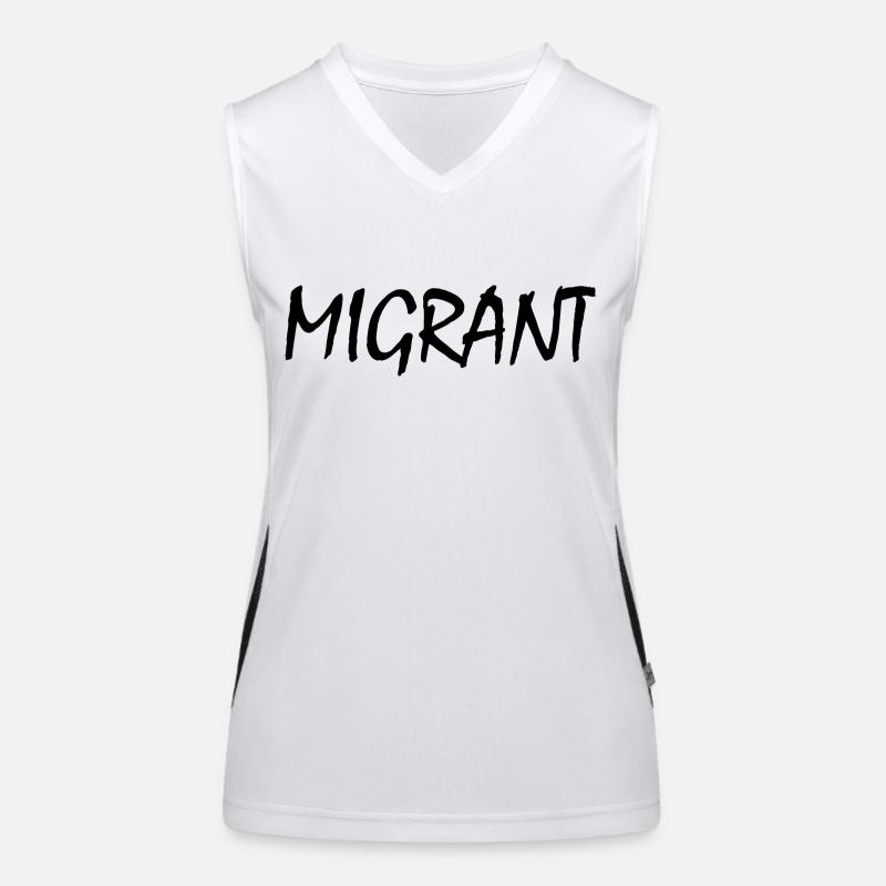 Migrant Funktionelles Kontrast-Tank Top für Frauen