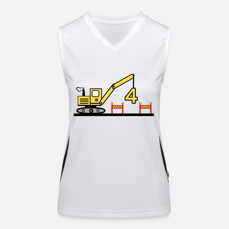 Bagger Funktionelles Kontrast-Tank Top für Frauen