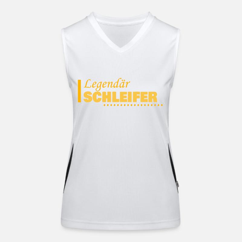 Beruf Schleifer Funktionelles Kontrast-Tank Top für Frauen