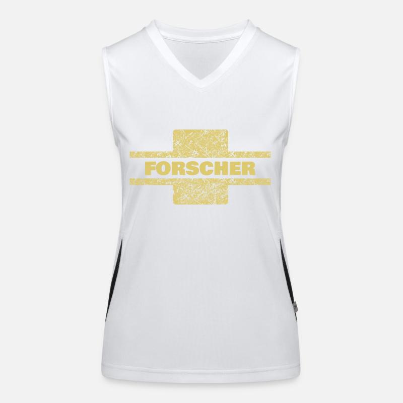 Researcher as a profession Women's Functional Contrast Tank Top