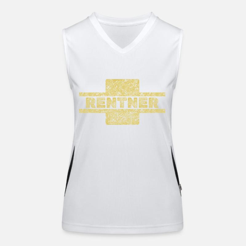 Beruf Rentner Funktionelles Kontrast-Tank Top für Frauen