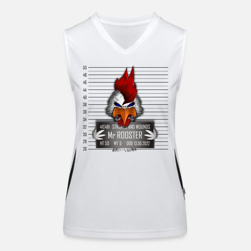 Herr Hahn Funktionelles Kontrast-Tank Top für Frauen