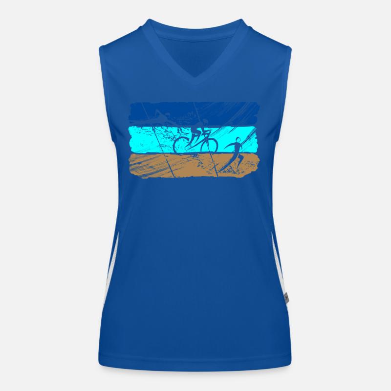 Traithlon Flag Women's Functional Contrast Tank Top