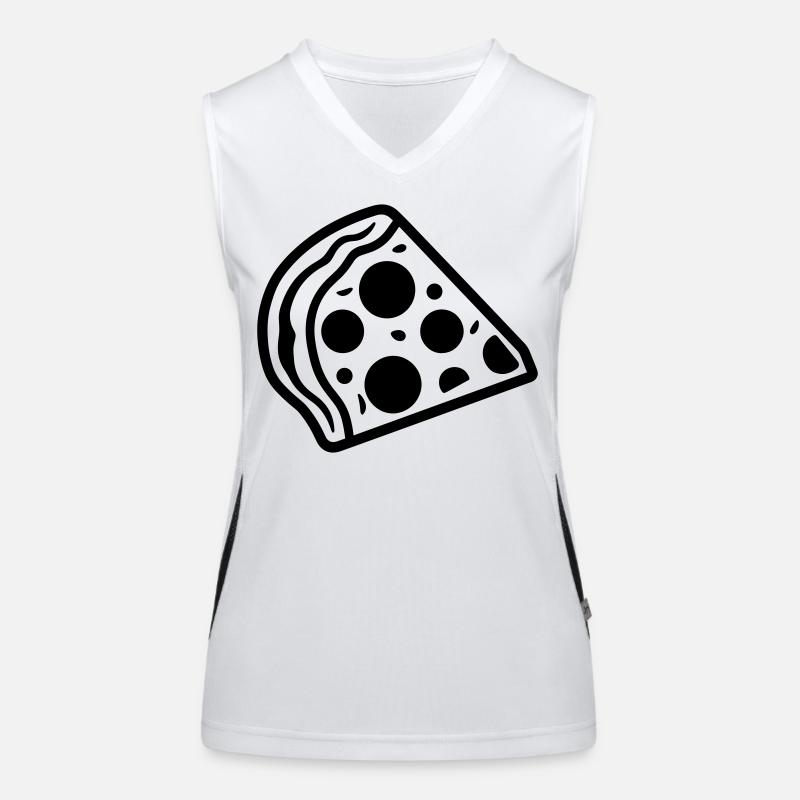 pizza Women's Functional Contrast Tank Top