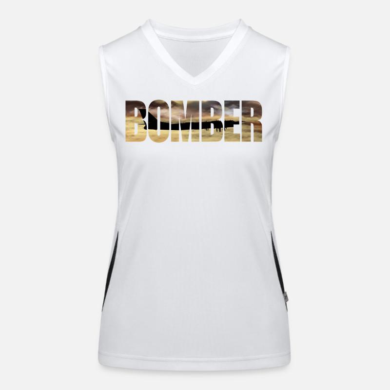 Blouson aviateur Tu-95 Débardeur respirant contrasté Femme