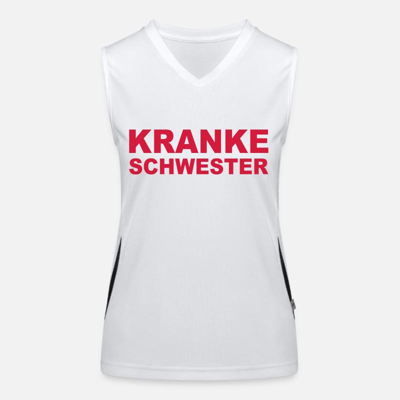 Krankenschwester Funktionelles Kontrast-Tank Top für Frauen