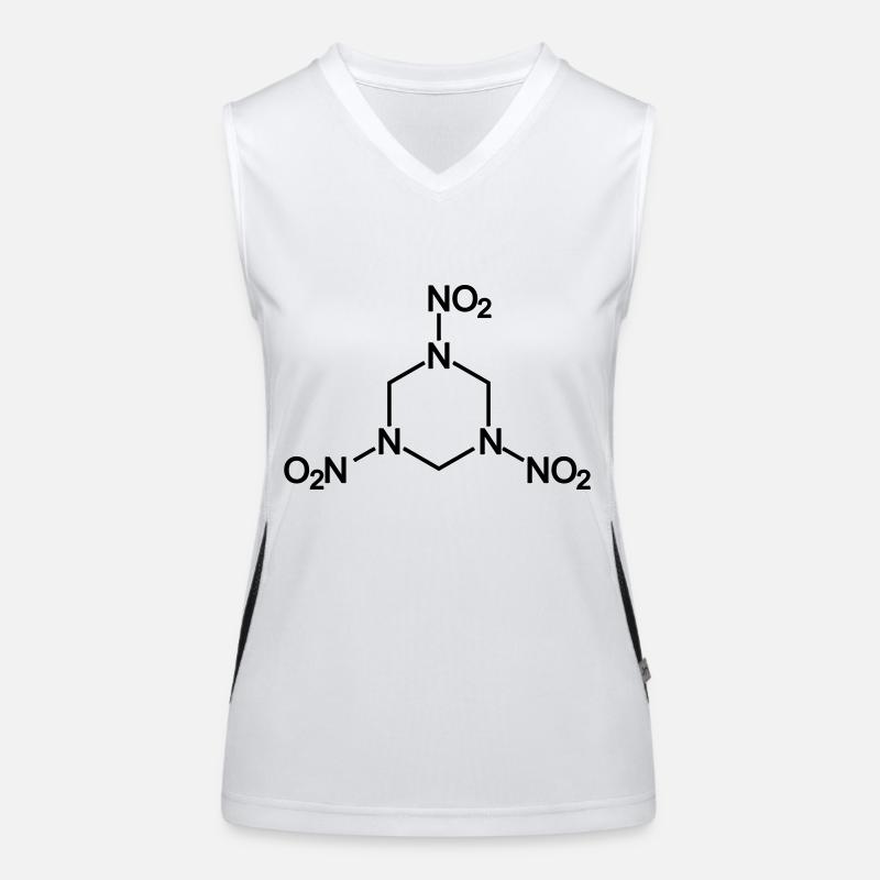 C4 explosifs RDX Débardeur respirant contrasté Femme