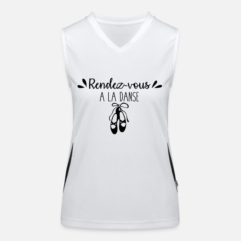 Rendez vous à la danse Débardeur respirant contrasté Femme