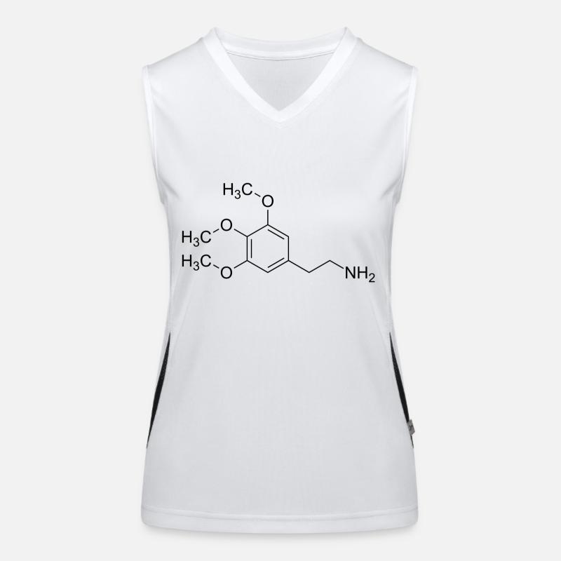 Formule structurale mescaline mescaline Débardeur respirant contrasté Femme