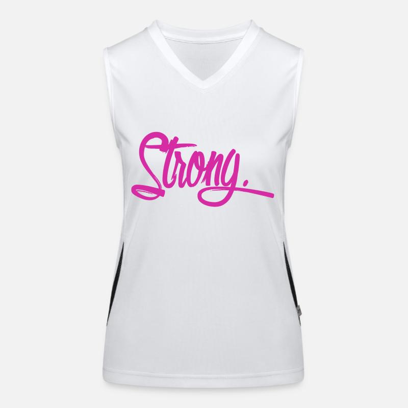 strong purple Women's Functional Contrast Tank Top