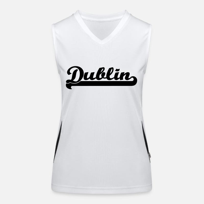écrit dublin Débardeur respirant contrasté Femme