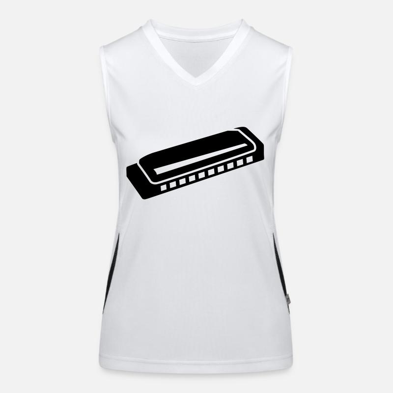 Harmonica Débardeur respirant contrasté Femme