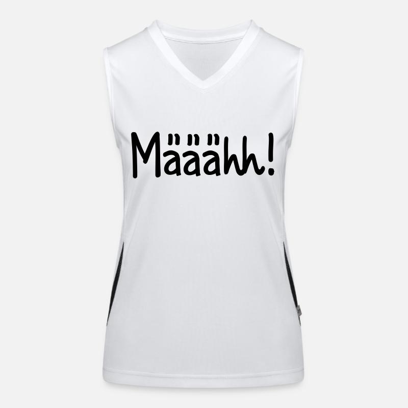 Schaf Funktionelles Kontrast-Tank Top für Frauen