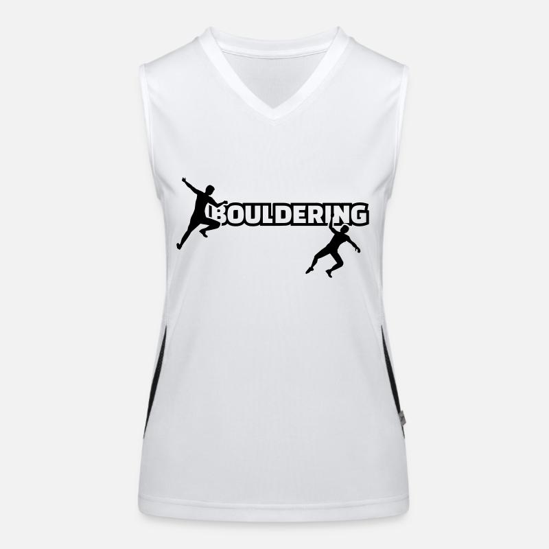 Bouldern Funktionelles Kontrast-Tank Top für Frauen