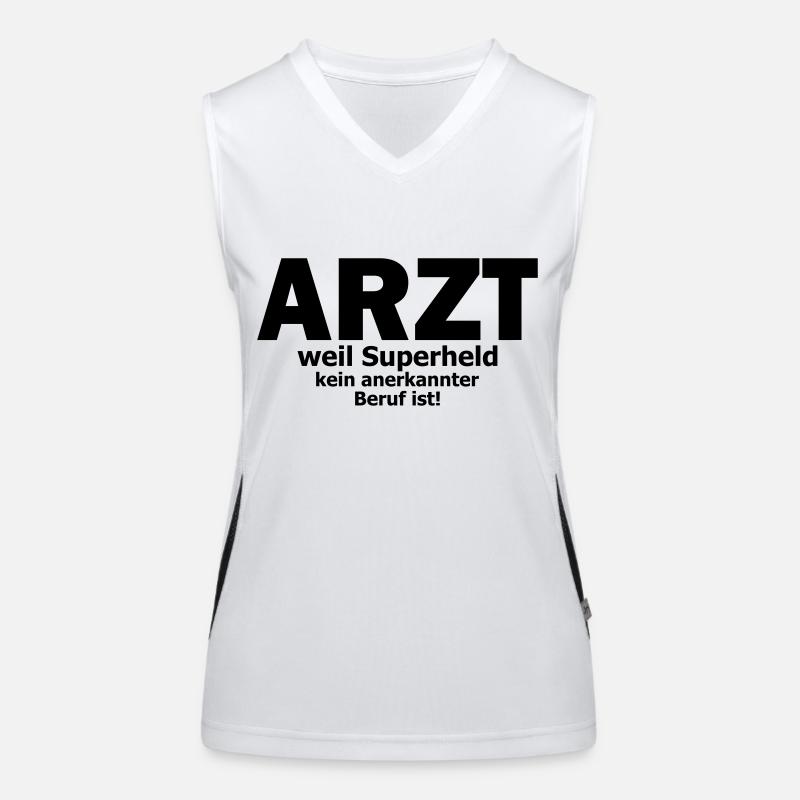 arzt Funktionelles Kontrast-Tank Top für Frauen