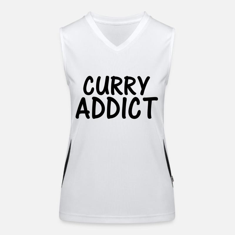 curry addict Women's Functional Contrast Tank Top