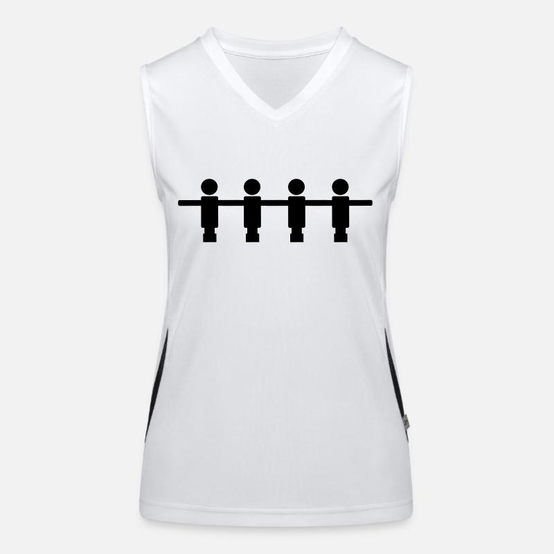 kicker_001 Débardeur respirant contrasté Femme