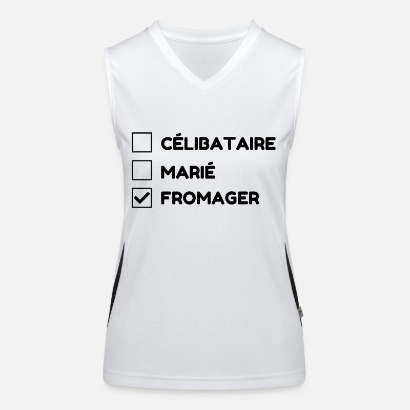 Cheese Maker Fromager Fromage Käse Käser Women's Functional Contrast Tank Top